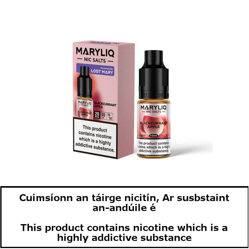 10ml Maryliq Blackcurrant Apple