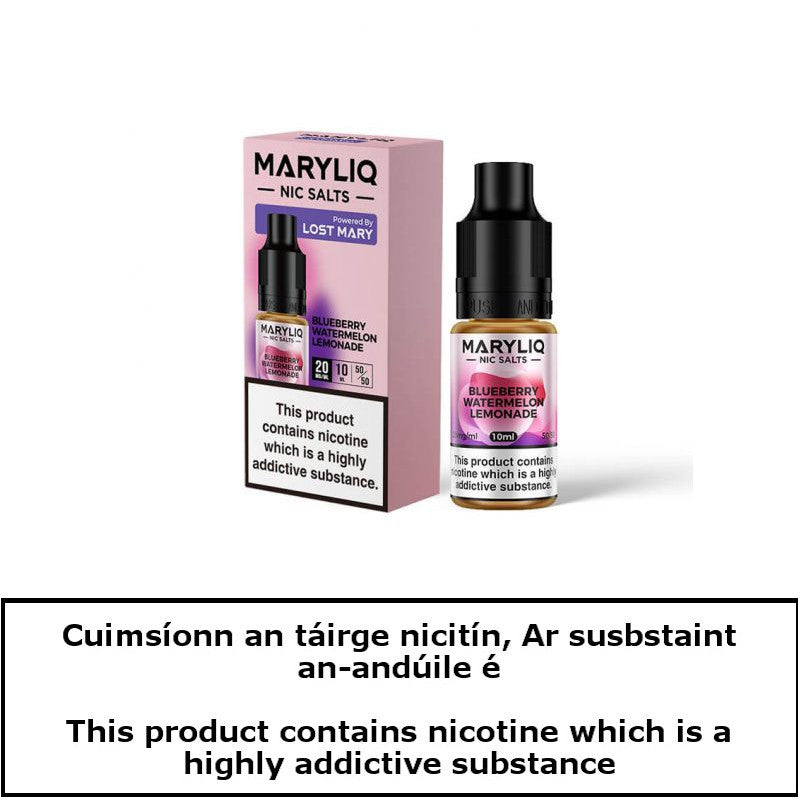 10ml Maryliq Blueberry Watermelon Lemonade Ireland ezSmoke.ie 10ml Maryliq Blueberry Watermelon Lemonade Ireland ezSmoke.ie