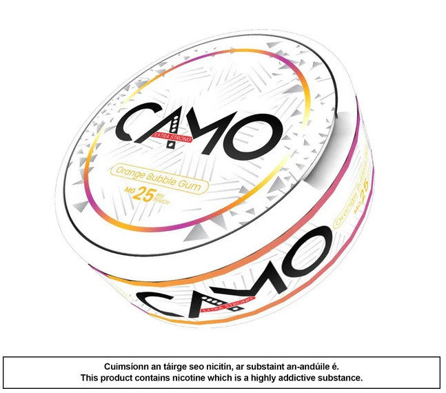 Camo Orange Bubblegum Nicotine Pouch