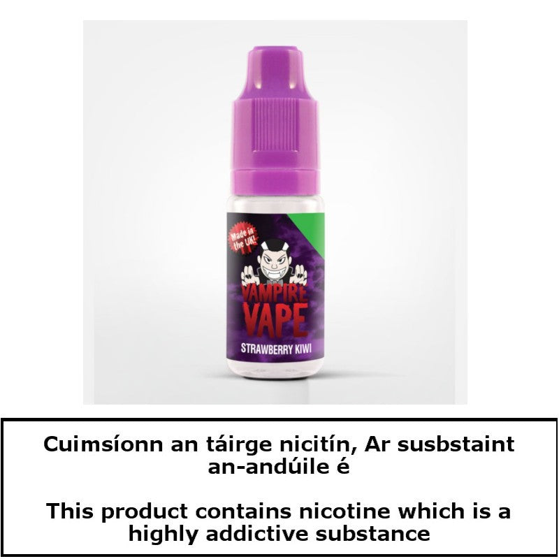 10ml Vampire Vape Strawberry Kiwi Ireland ezSmoke.ie 10ml Vampire Vape Strawberry Kiwi Ireland ezSmoke.ie