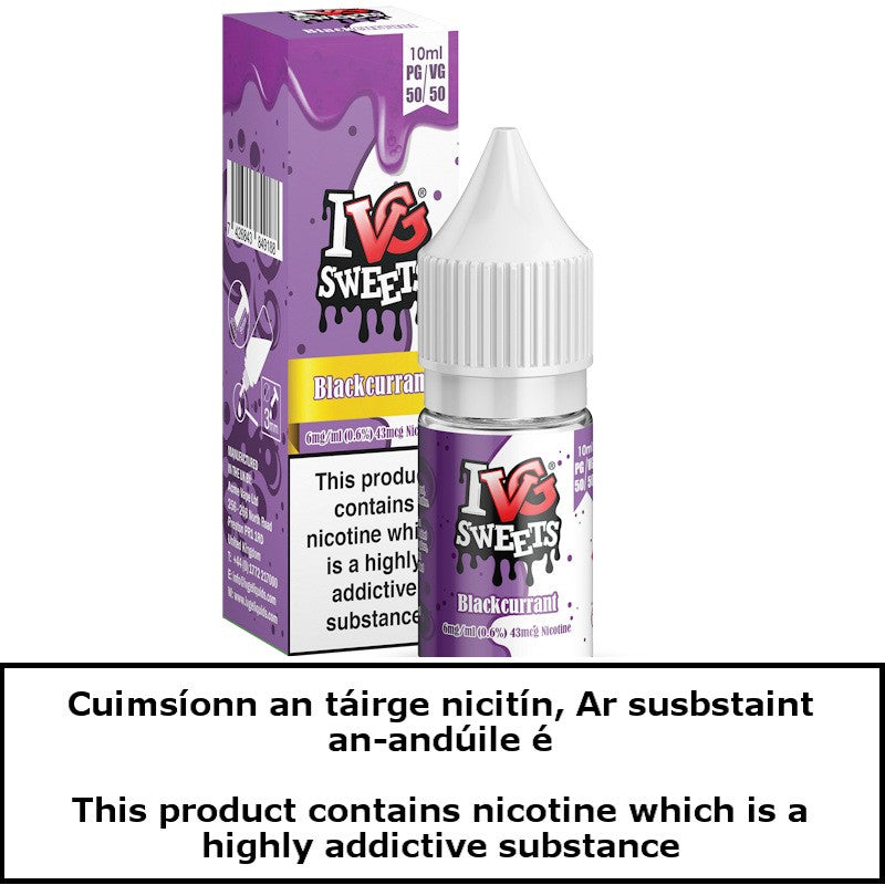 10ml I VG 50/50 - Blackcurrant