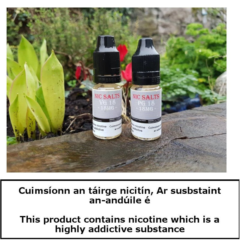 Nicotine Base - Hazy Days Salt VG (1.8mg) - 10ml