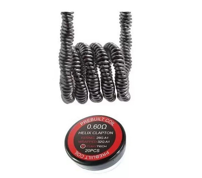 Premade Helix Clapton Coils (20 x 0.6ohm)