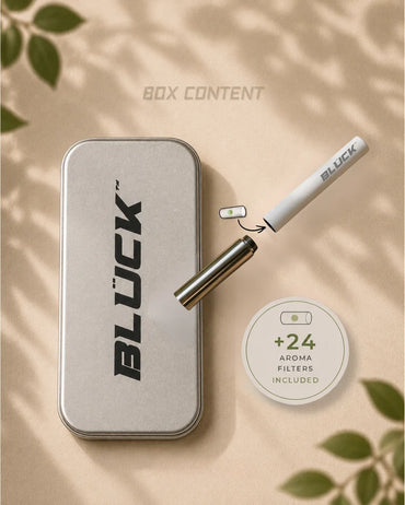 Bluck™ Nicotine Free Inhaler + 24 Aroma Crushball Filters