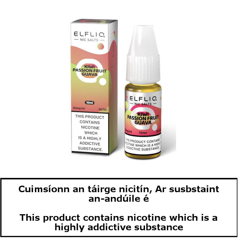 10ml Elfliq Kiwi Passionfruit Guava