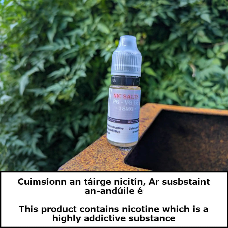 Nicotine Base - Hazy Days SALT PG/VG 50/50 (18mg) - 10ml