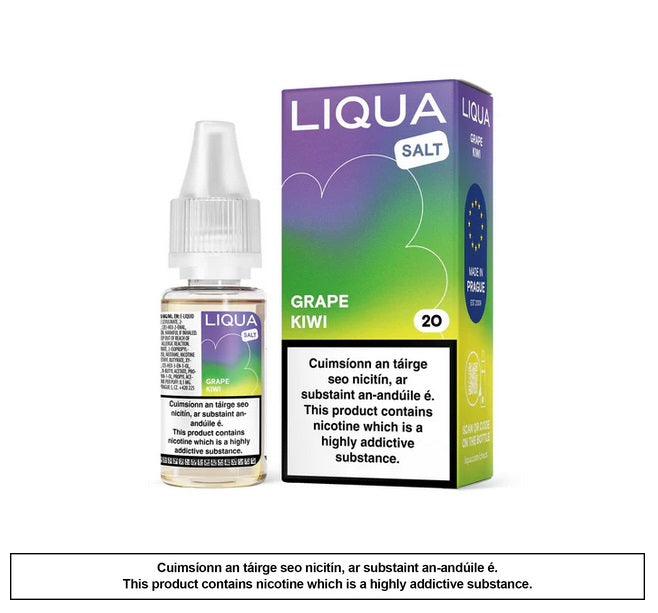 10ml Liqua Salt Grape Kiwi