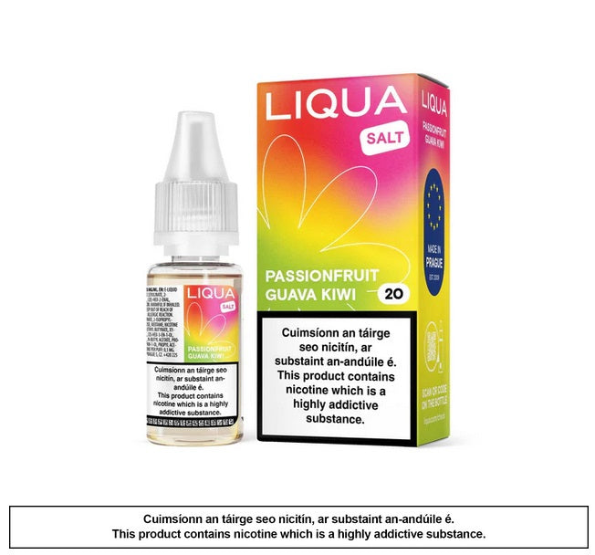 10ml Liqua Salt Passionfruit Guava Kiwi