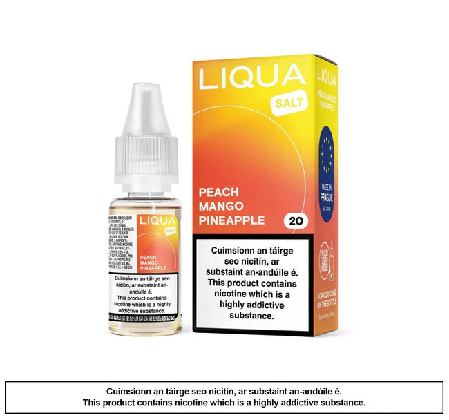 10ml Liqua Salt Peach Mango Pineapple