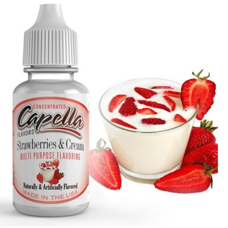 13ml Capella Strawberries & Cream
