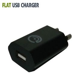 Mains to USB Flat Travel Adapter