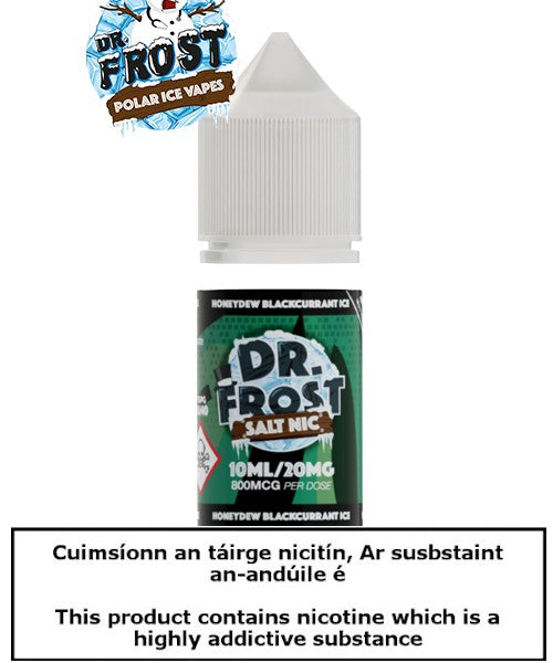 10ml Dr Frost Honeydew & Blackcurrant Ice Salt Nic
