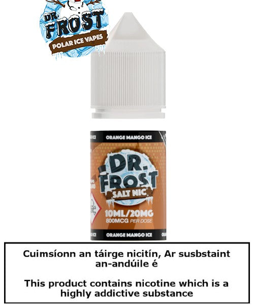 10ml Dr Frost Orange & Mango Ice Salt Nic