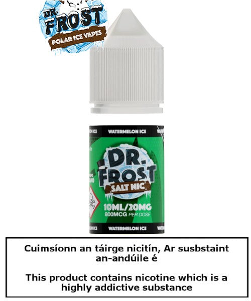 10ml Dr Frost Watermelon Ice Salt Nic