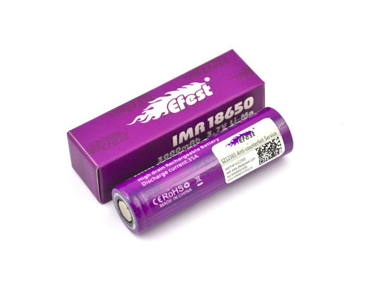 18650 Battery eFest IMR 18650 20A  3100mah