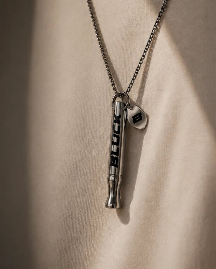 Bluck™ Necklace Nicotine Free Inhaler + 24 Aroma Crushball Filters