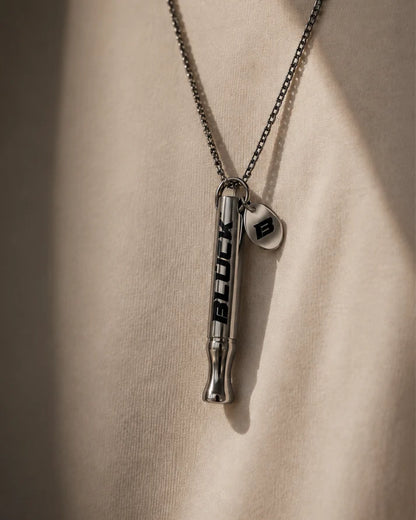 Bluck™ Necklace Nicotine Free Inhaler + 24 Aroma Crushball Filters