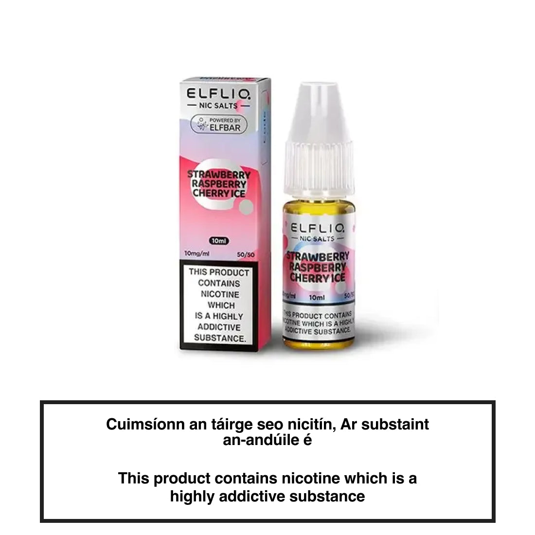 10ml Elfliq Strawberry Raspberry Cherry